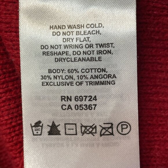 Columbia Womens Fuzzy Angora Blend Cowl Neck Sweater Large COZY Tunic Holiday - Picture 9 of 9